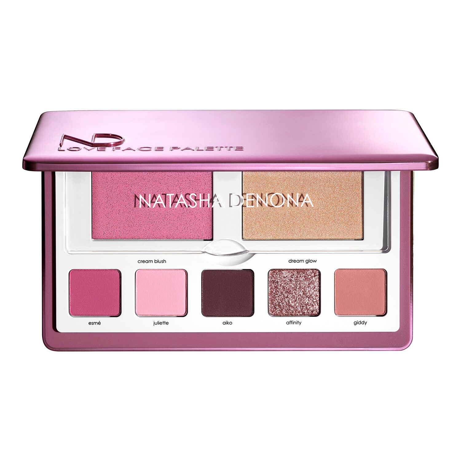 Natasha Denona - Love Face Palette - Paleta Do Makijażu Twarzy - Face Palette Love - Dla Kobiet